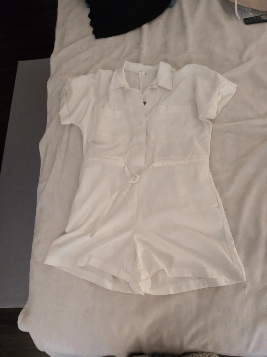 White H&M Romper Size M