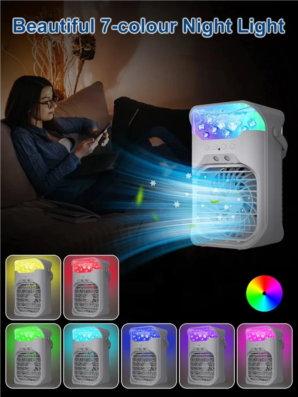 Portable Air Conditioner Cooler 1500ML White - photo 5