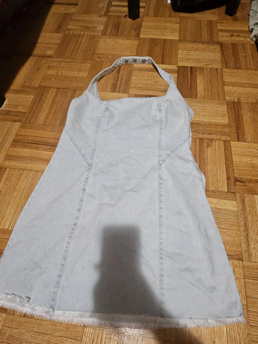 Noisy May Denim Halter Dress - photo 2