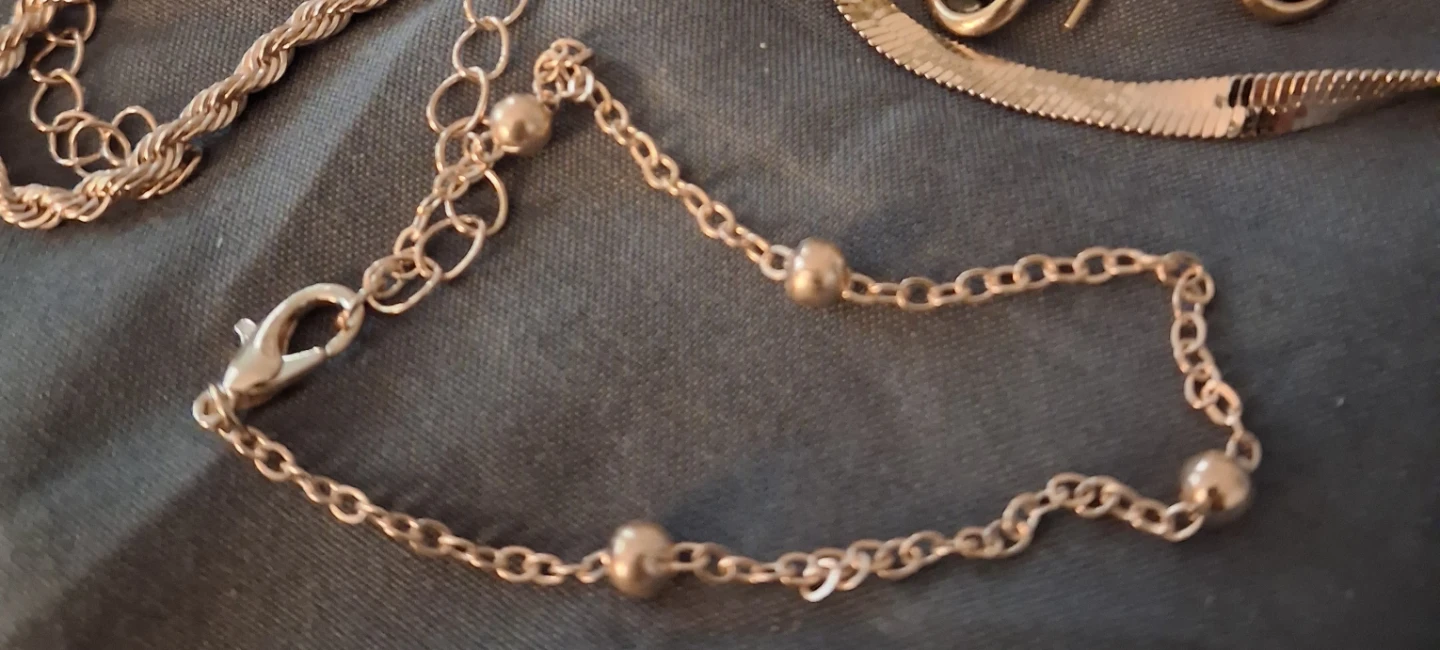 Gold-tone Chain bracelets and Earrings Set - photo 2