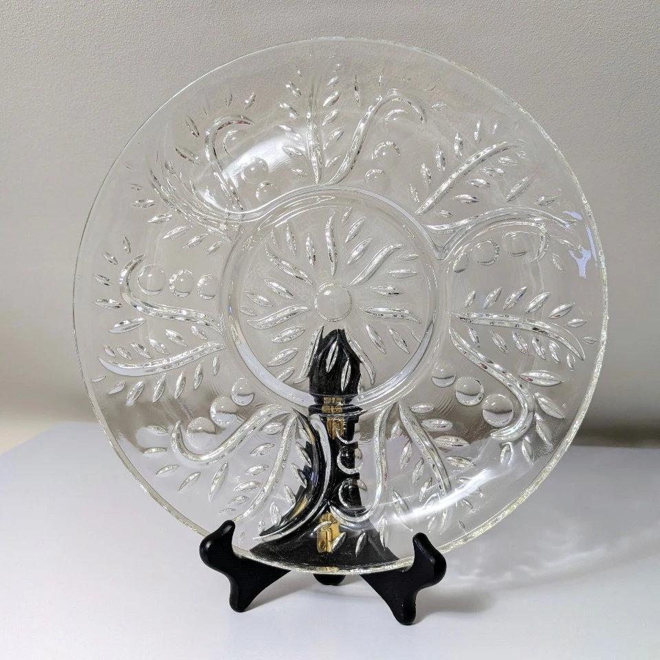 Vintage MCM 1960's 4 Section Server Platter Round