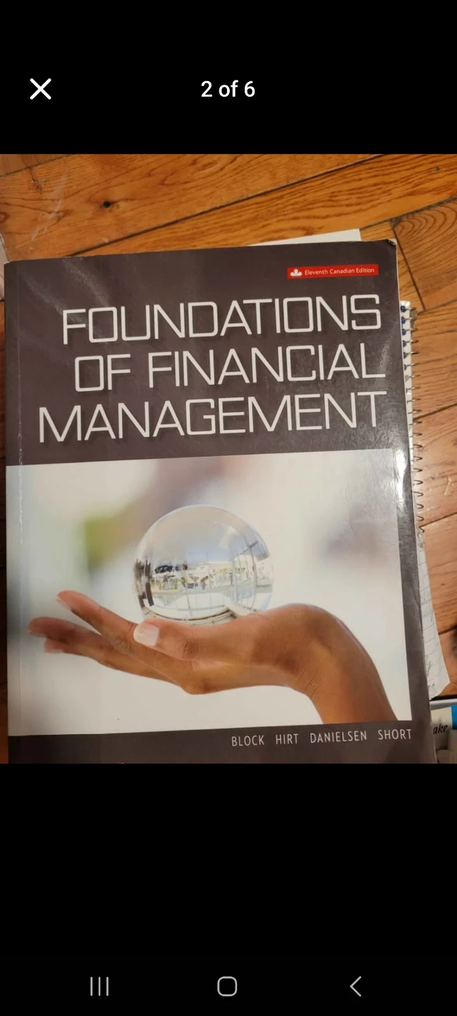 Foundations of Financial Management Textbook