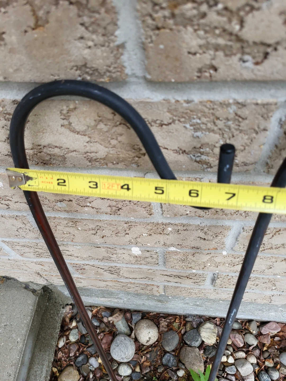 Set of 2 Black Metal Shepherd's Hooks - photo 3