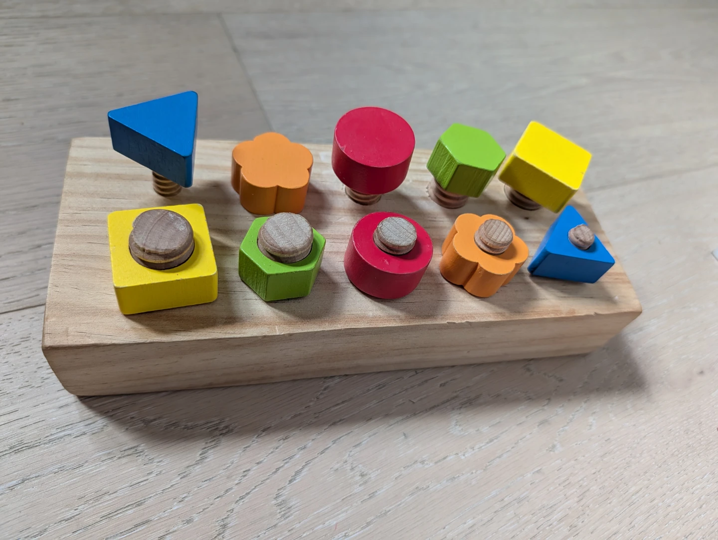 Wooden Shape Sorter Toy