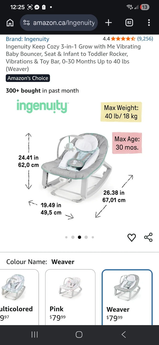 Ingenuity baby bouncer toddler seat - photo 3