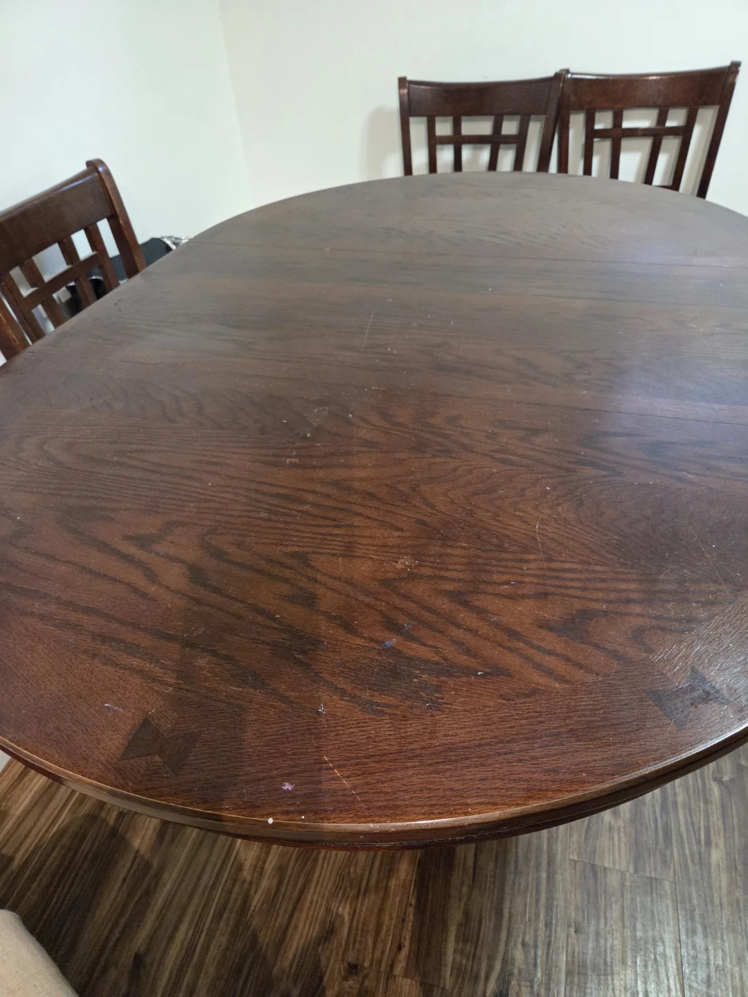 Bar height kitchen table with 6 chairs - photo 2