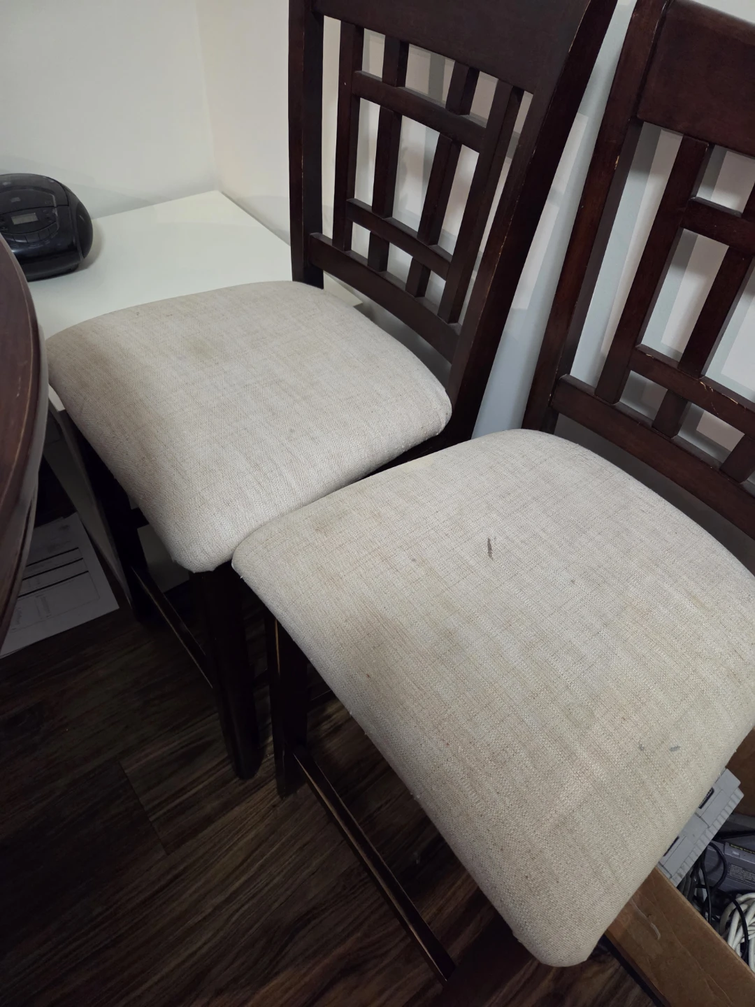 Bar height kitchen table with 6 chairs - photo 3