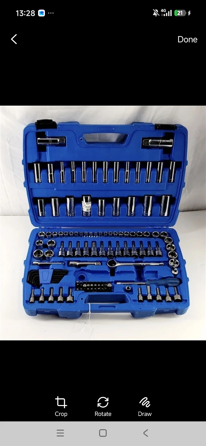 128pcs Mastercraft Socket set
