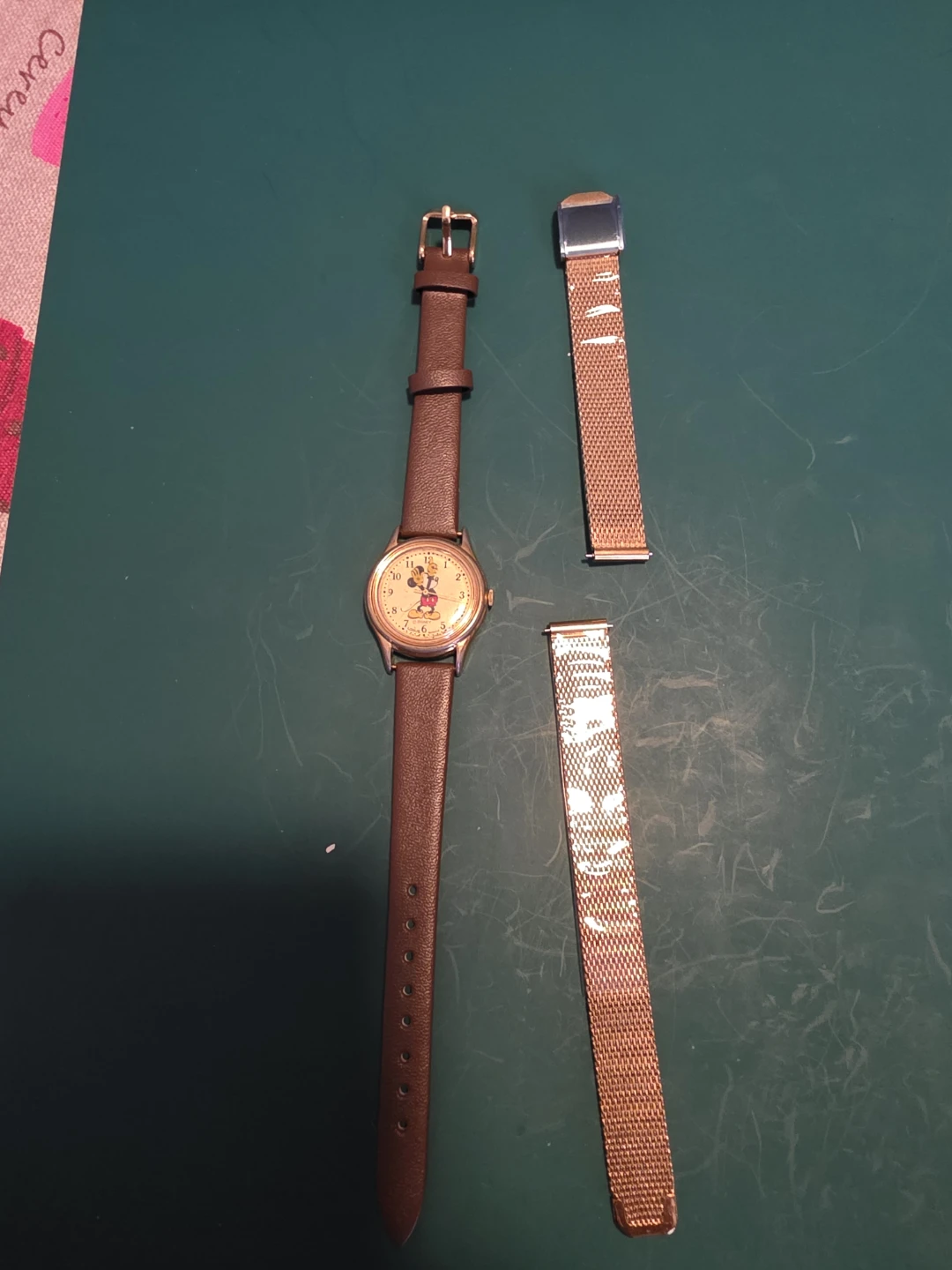 Lorus Disney Mickey Mouse Quartz Watch with Rose Gold Bands - photo 3
