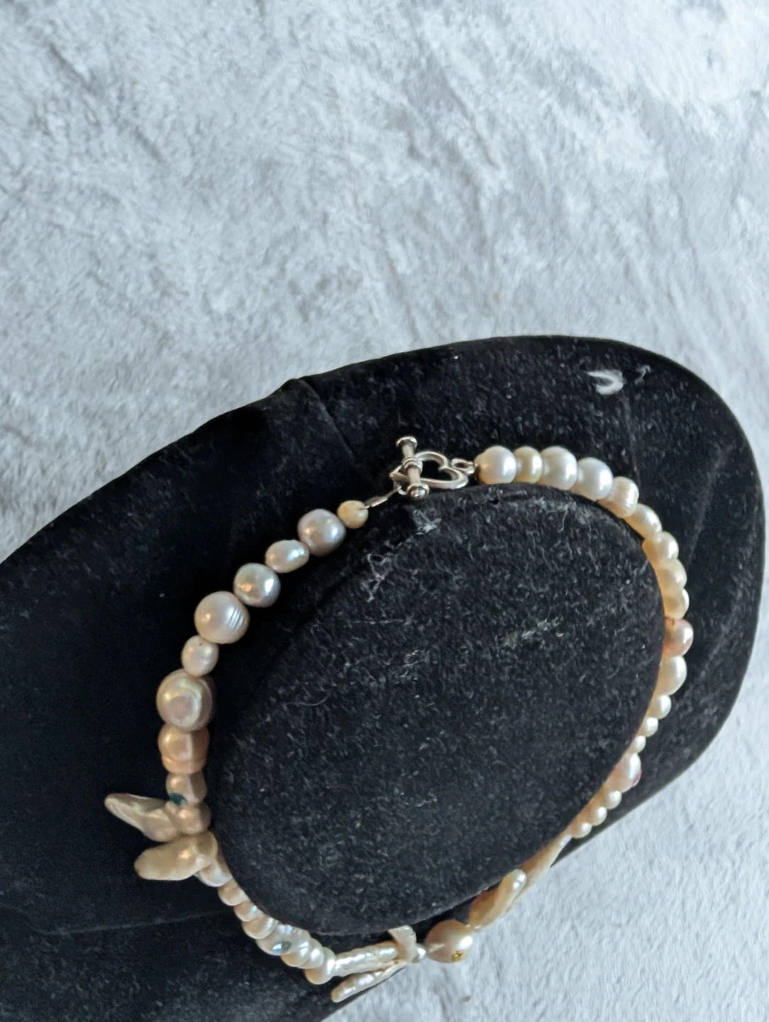 ⚽Baroque Pearl & Crystal necklace - photo 3