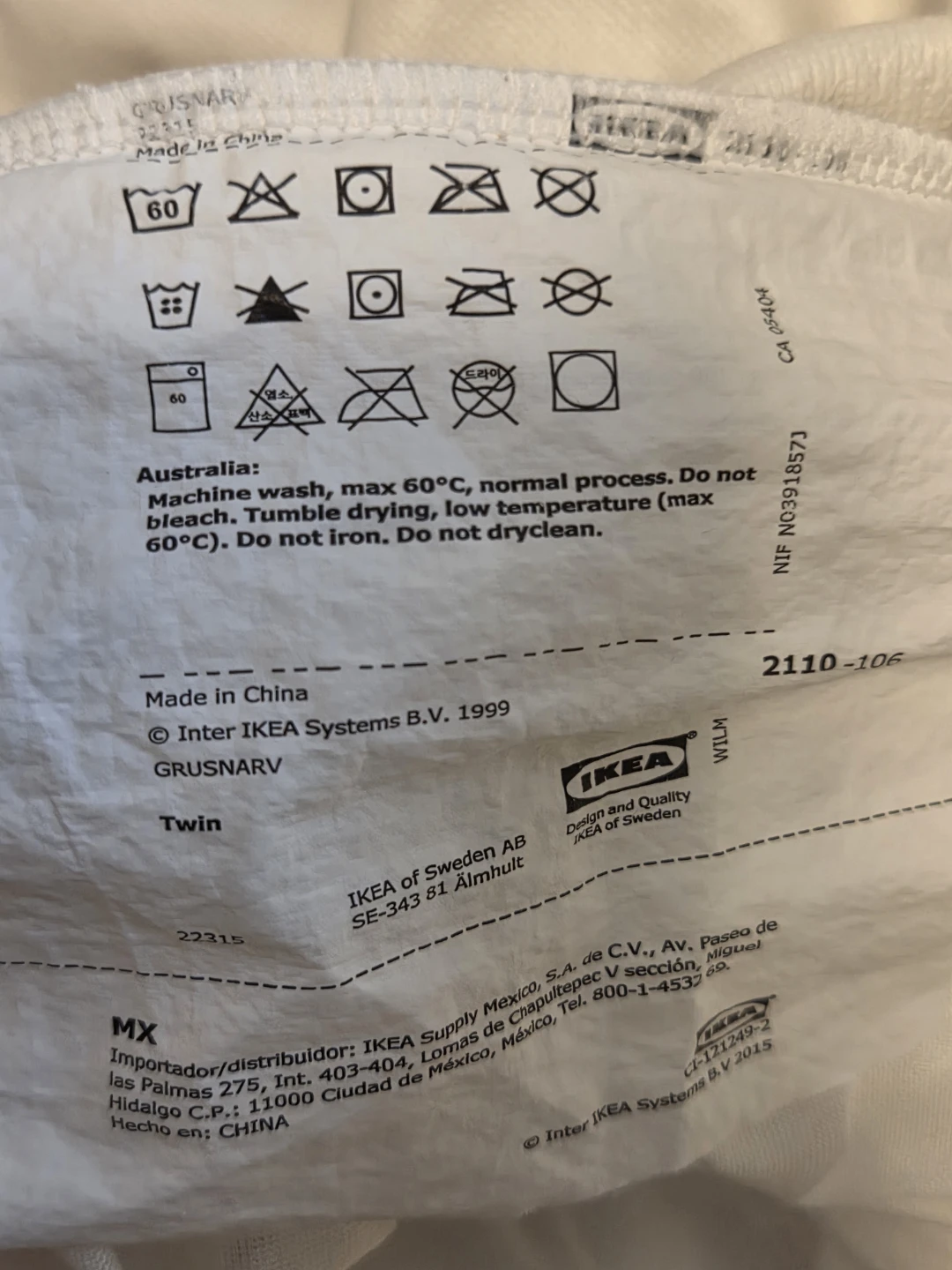 Waterproof mattress pad - twin size - photo 3