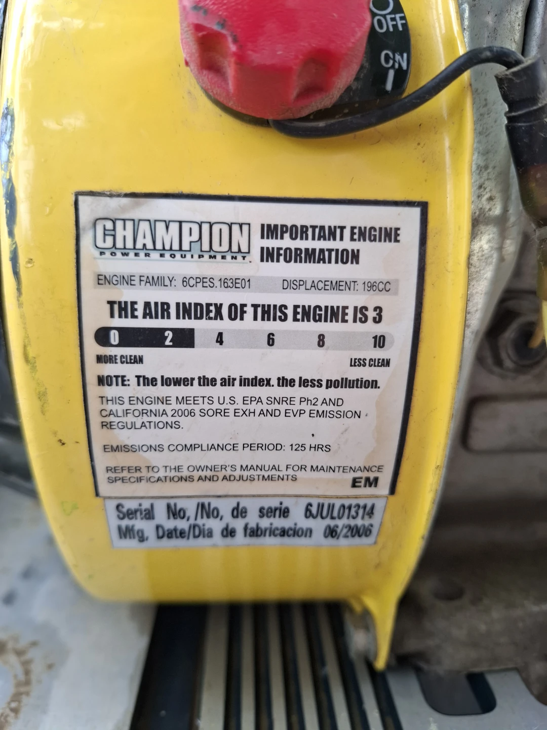 Champion Power Equipment Engine - photo 4