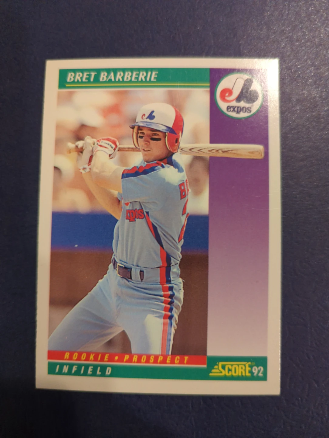 Bret Barberie 1992 Score Baseball Card ⚽