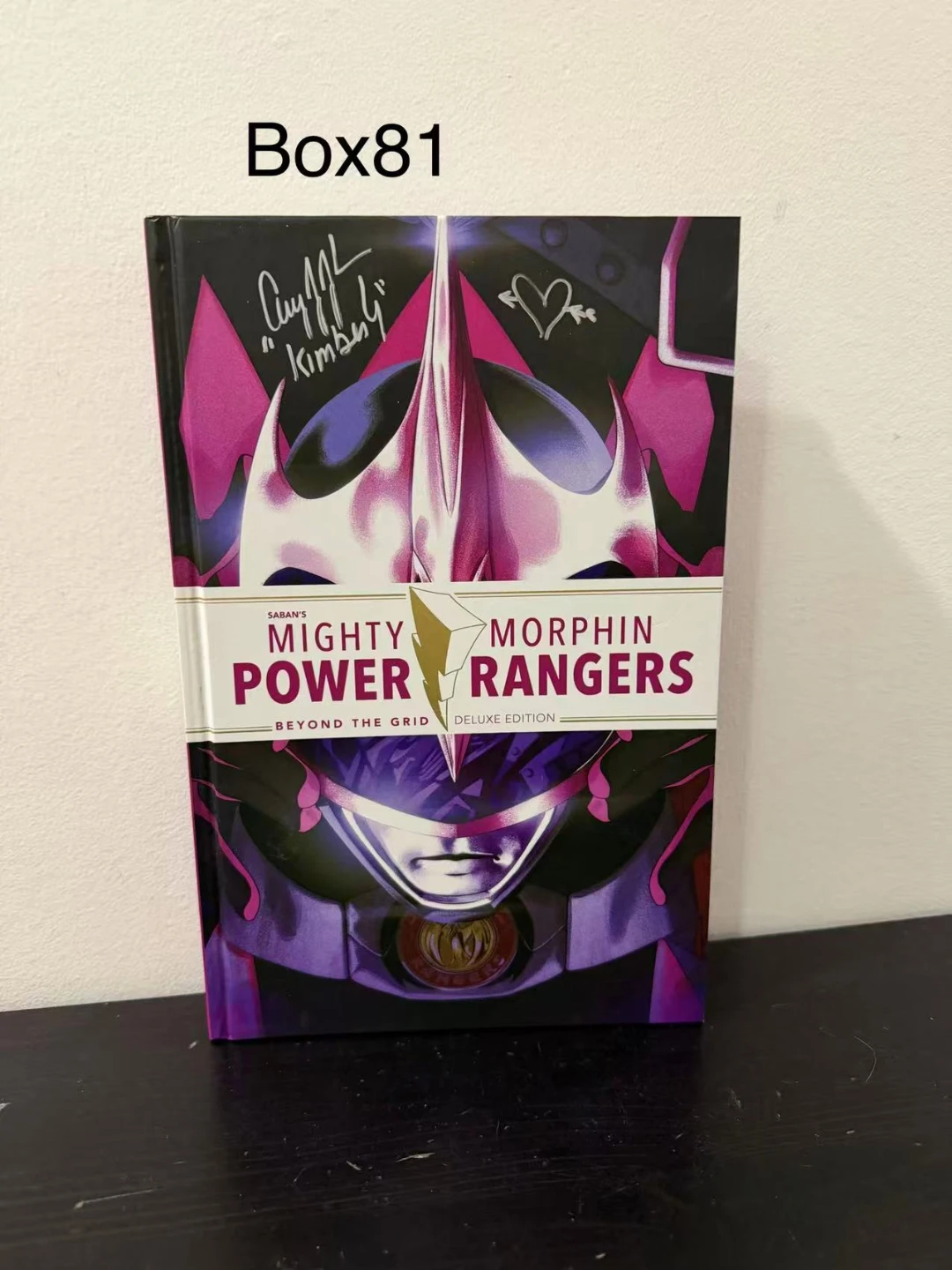 Power Rangers Hardcover Autographed by Amy Jo Johnson