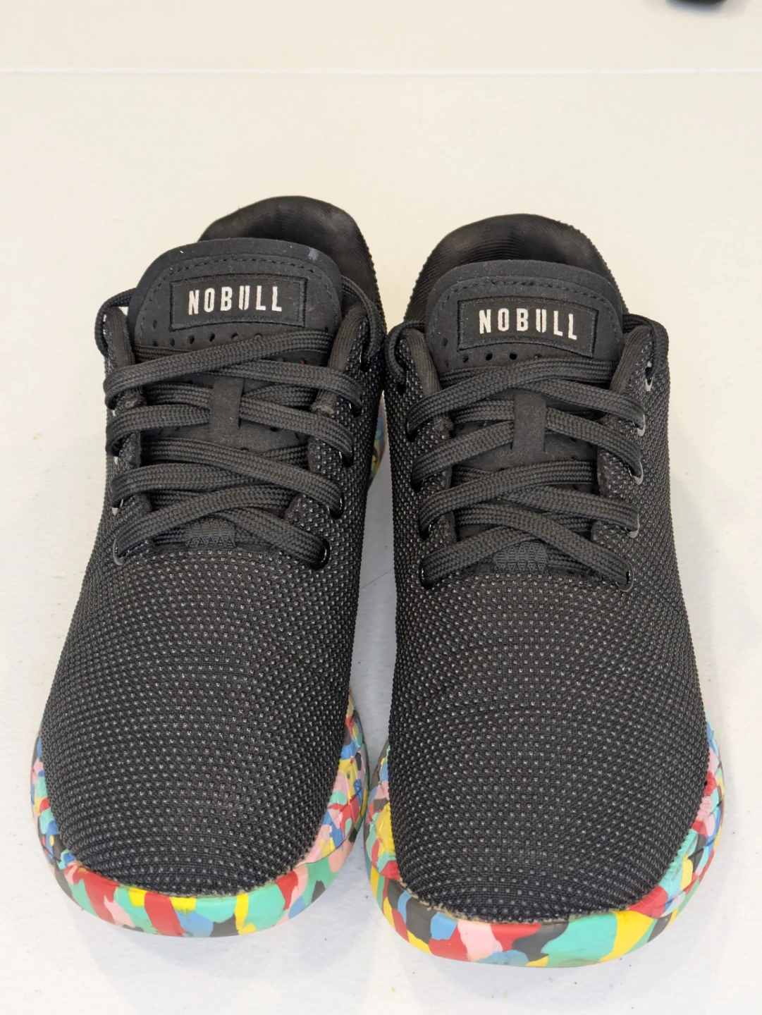 NOBULL Black Training Shoes with Multicolored Sole - photo 2
