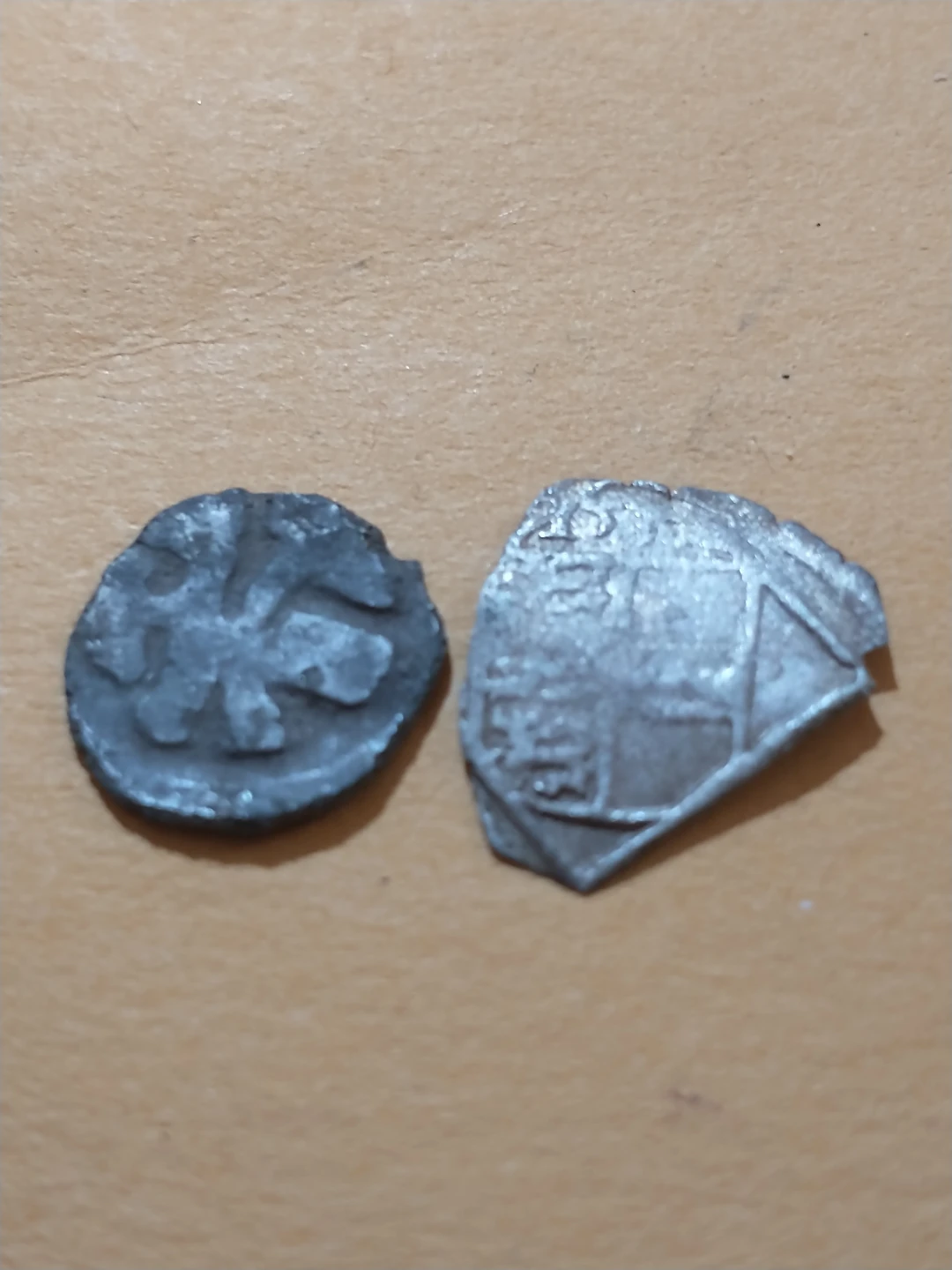 10 unattributed European and Asian medieval coins