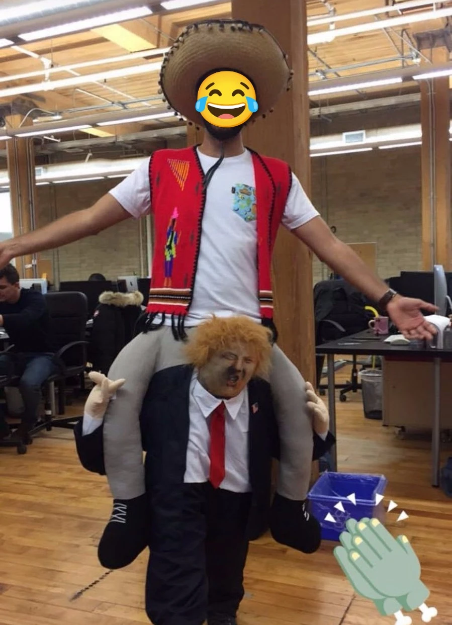 Ride-on Trump Costume