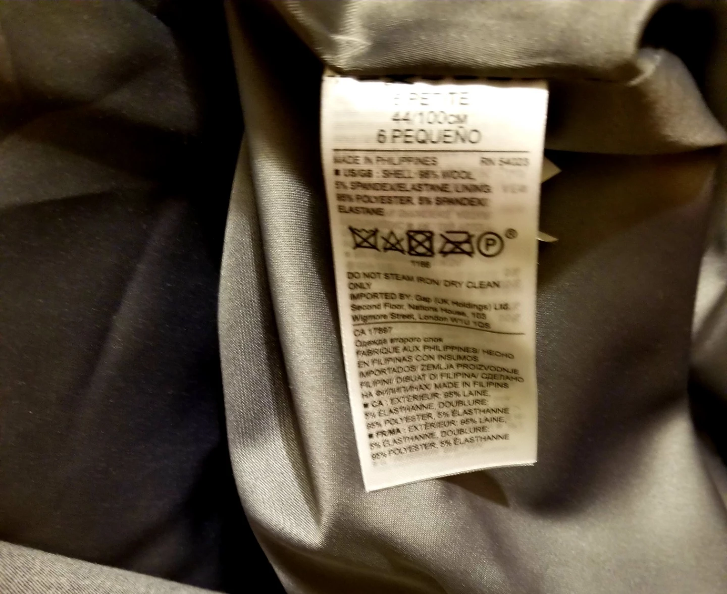 NWT Banana Republic Women's Grey Double-Breasted Blazer ⚽ - photo 2