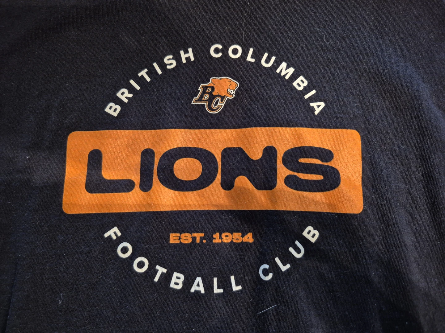 Sports t shirt- BC Lions Football ⚽️ - photo 2
