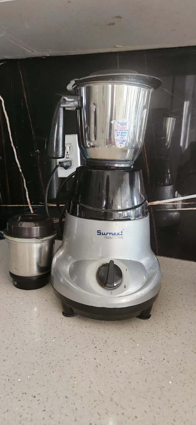 Indian Traditional Blender, with 120 W motor and 2 jars