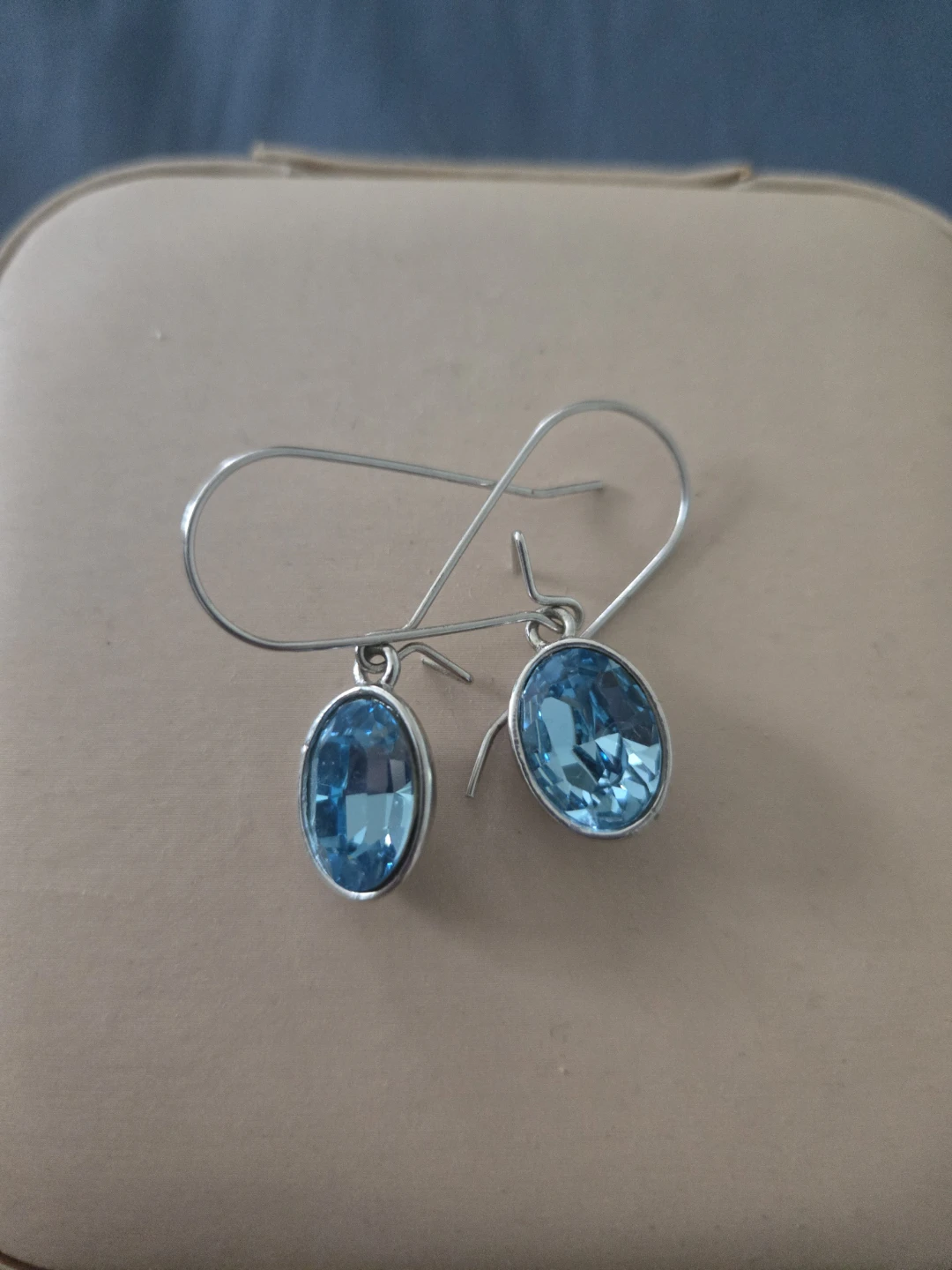 Sterling Silver Earrings - Oval Dangle