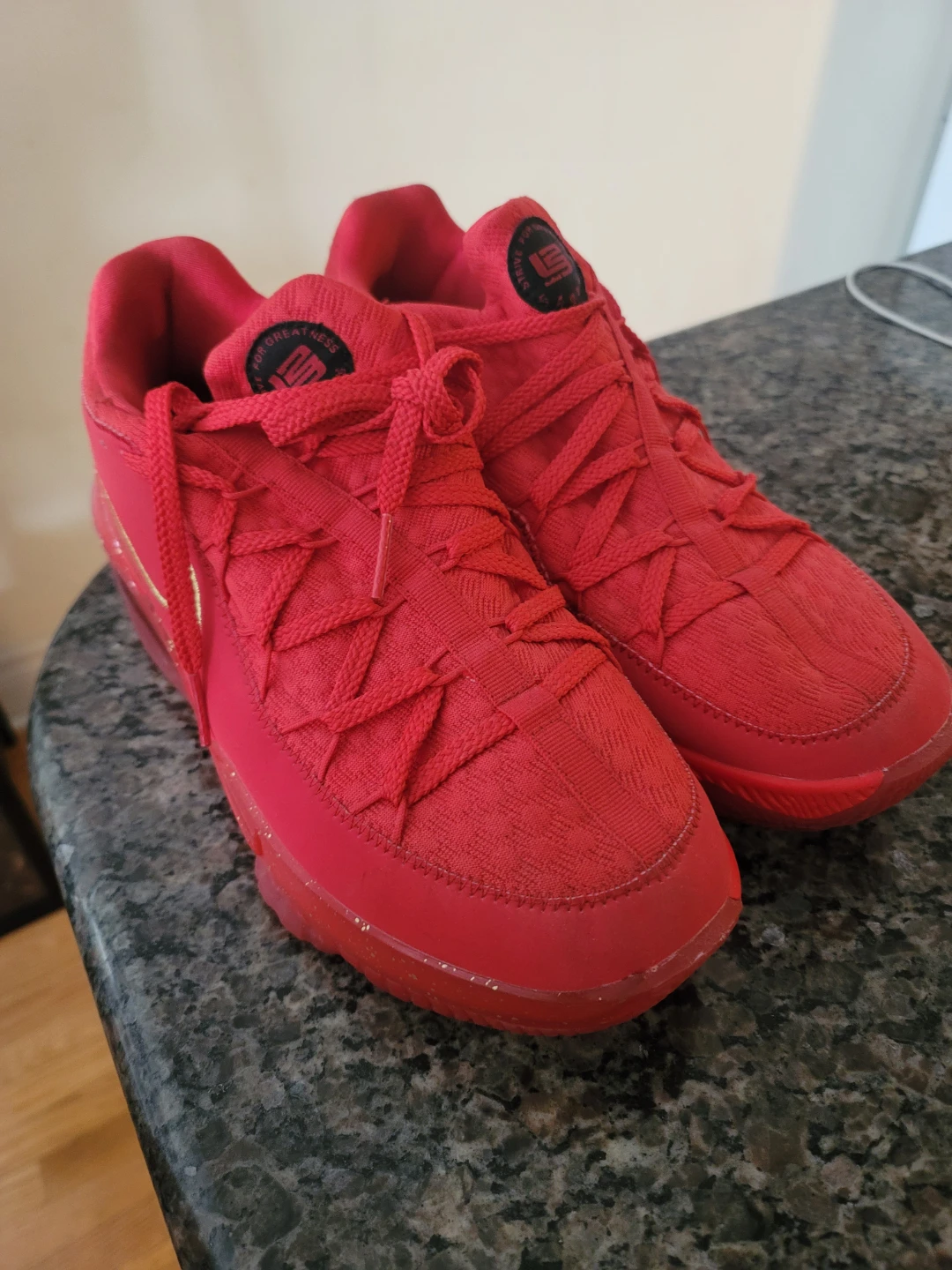 Nike LeBron 17 Low Titan Red Men's Basketball Shoes
