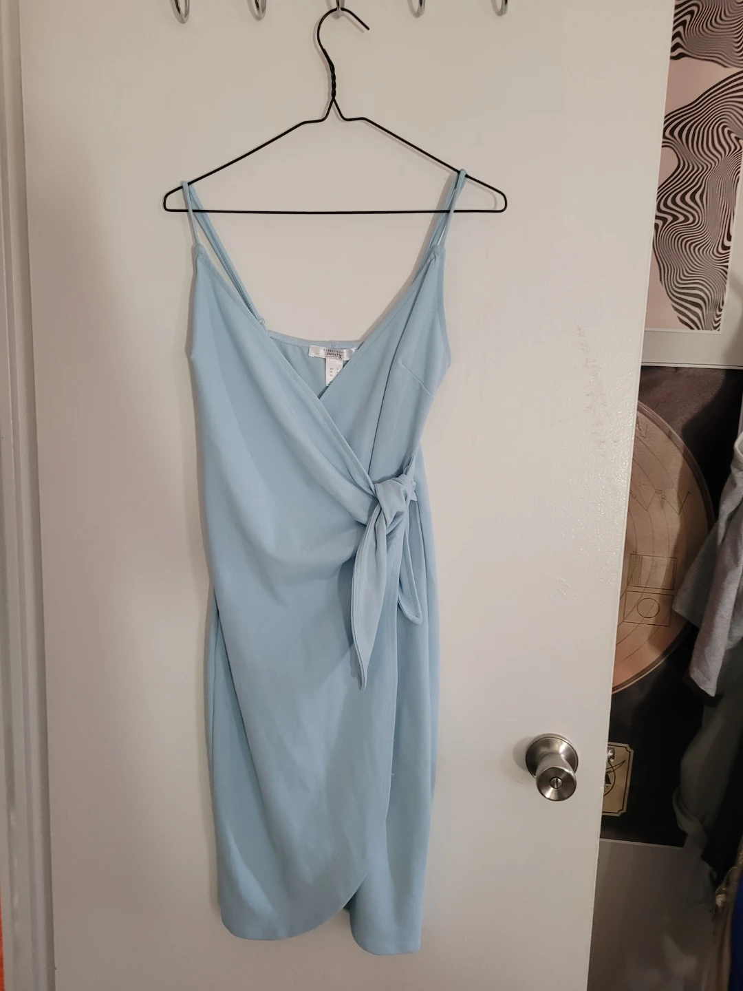 Forever 21 Blue Wrap Mini Dress