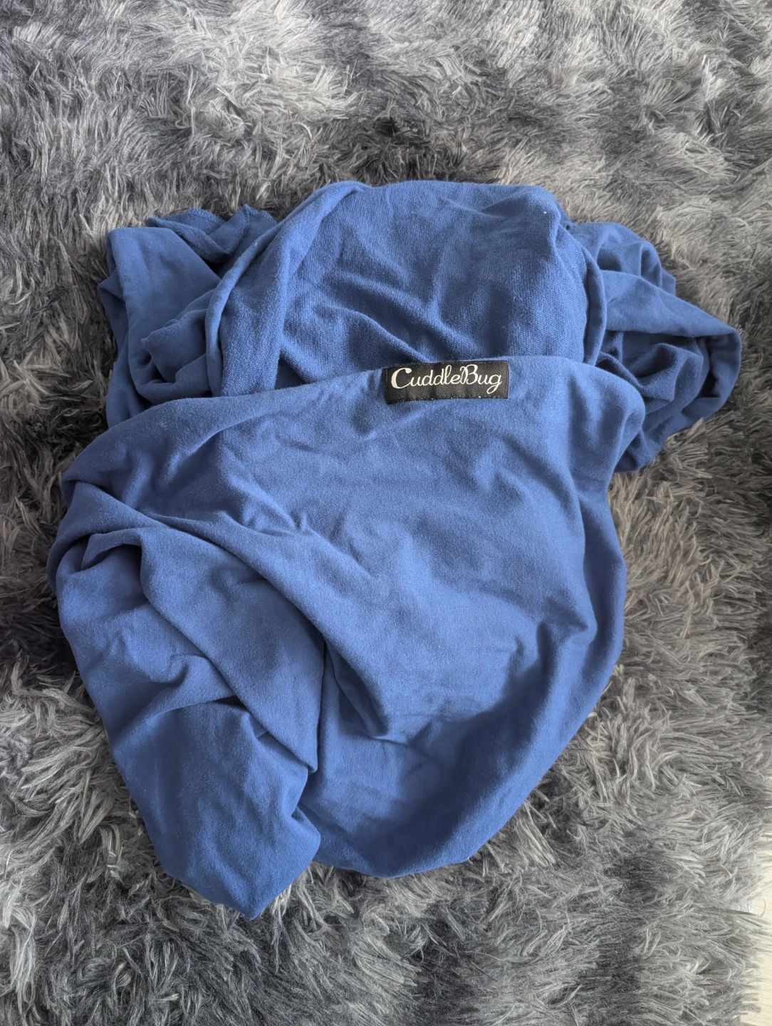 CuddleBug Blue Baby Wrap