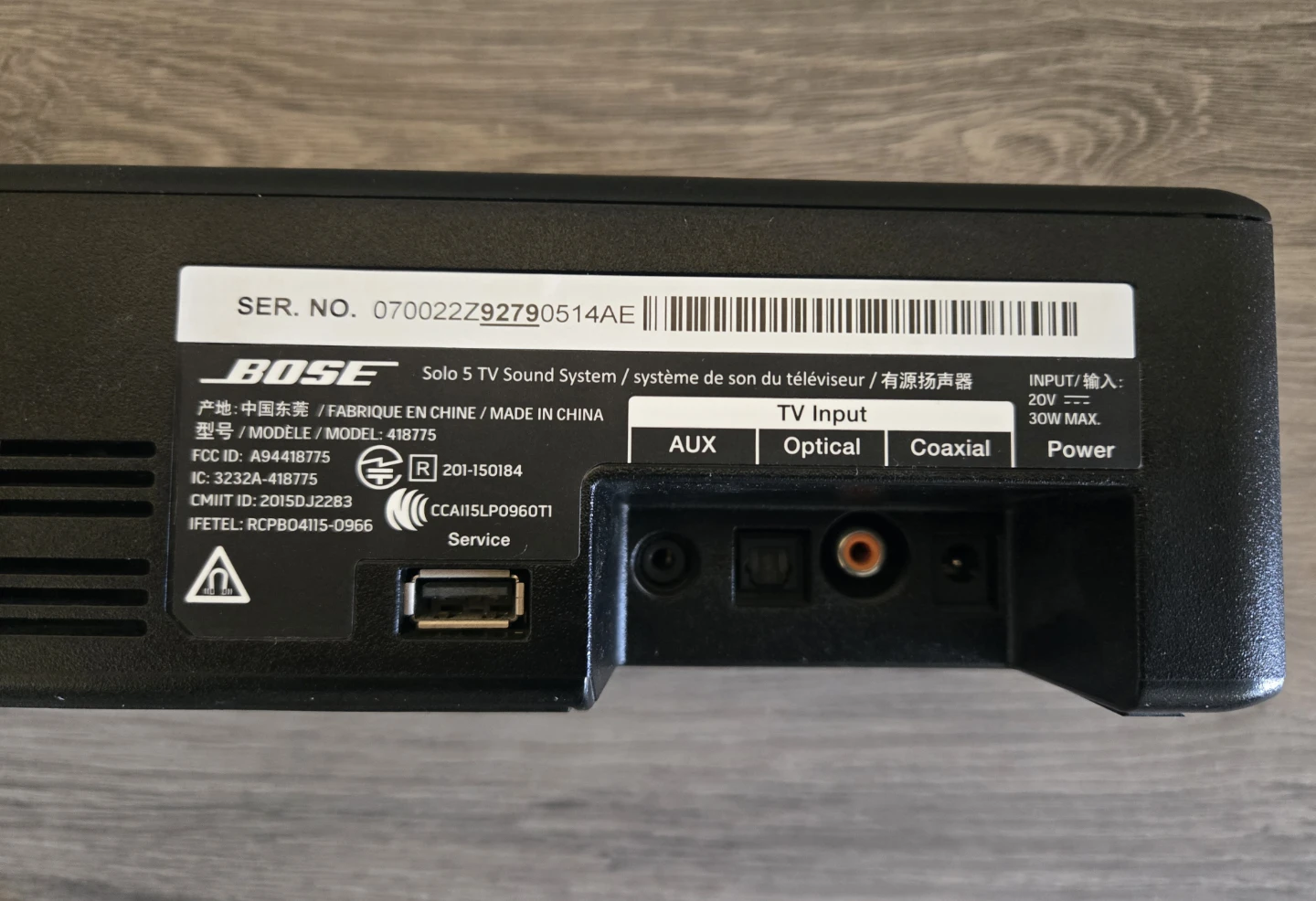 Bose Solo 5 Soundbar - photo 4