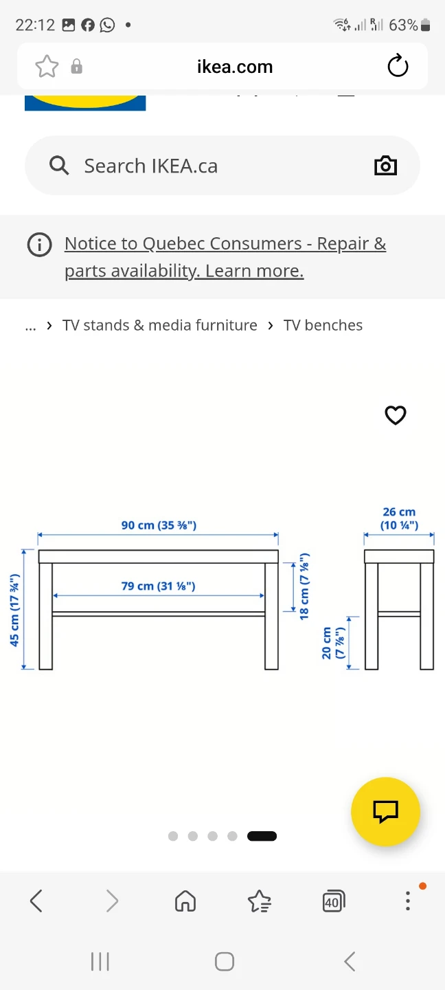 IKEA TV Bench - photo 4