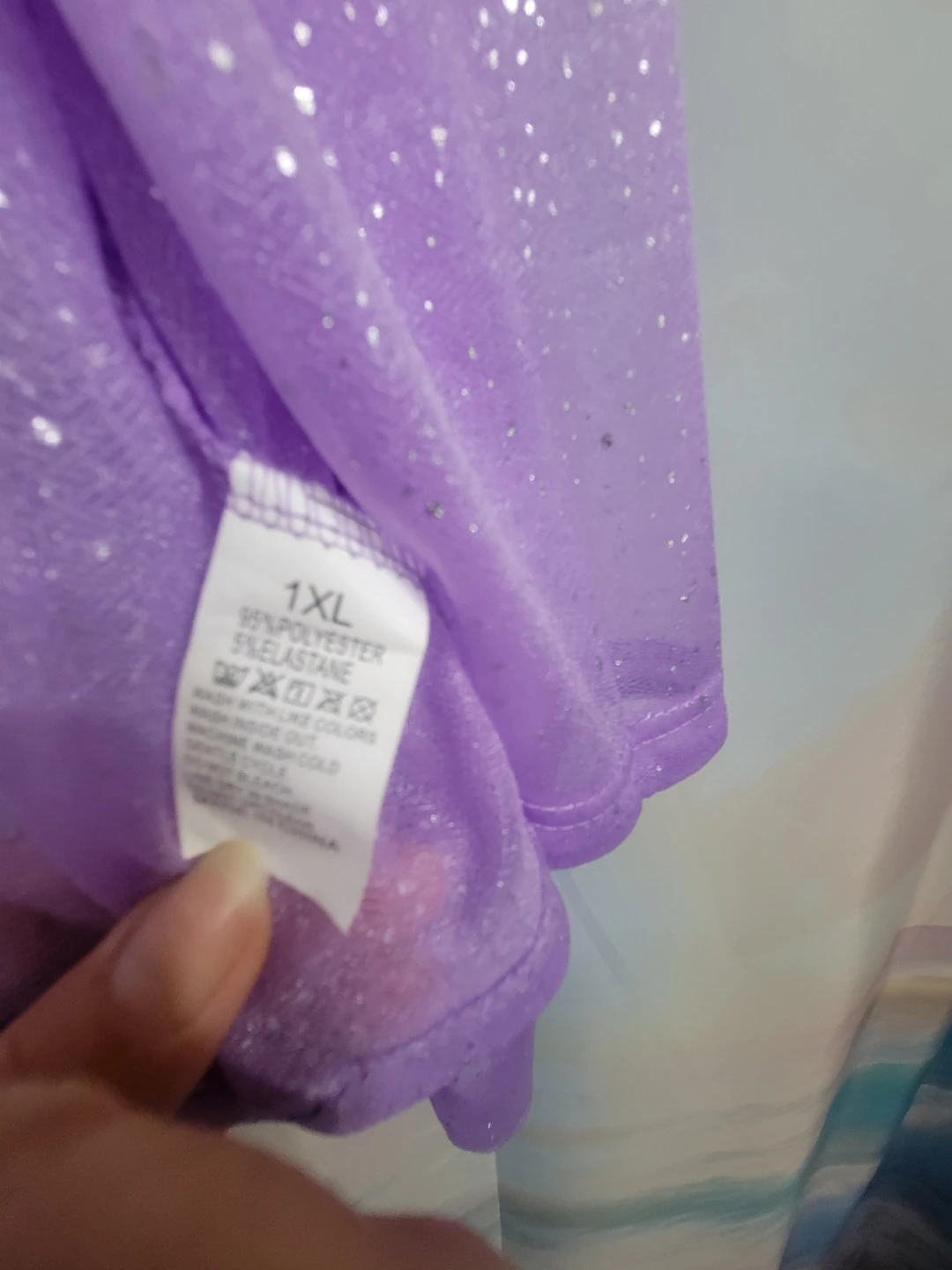 Lavender Glitter Shrug - photo 4