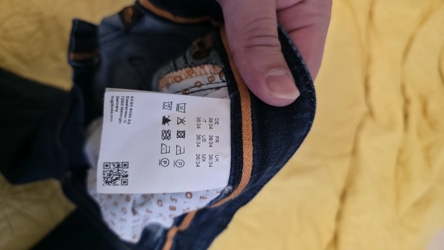 BOSS Regular Fit Dark Wash Jeans - photo 3