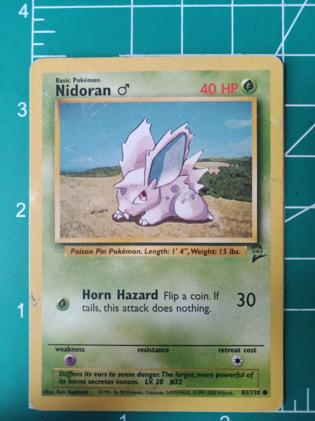 Pokemon Nidoran Male TCG Card