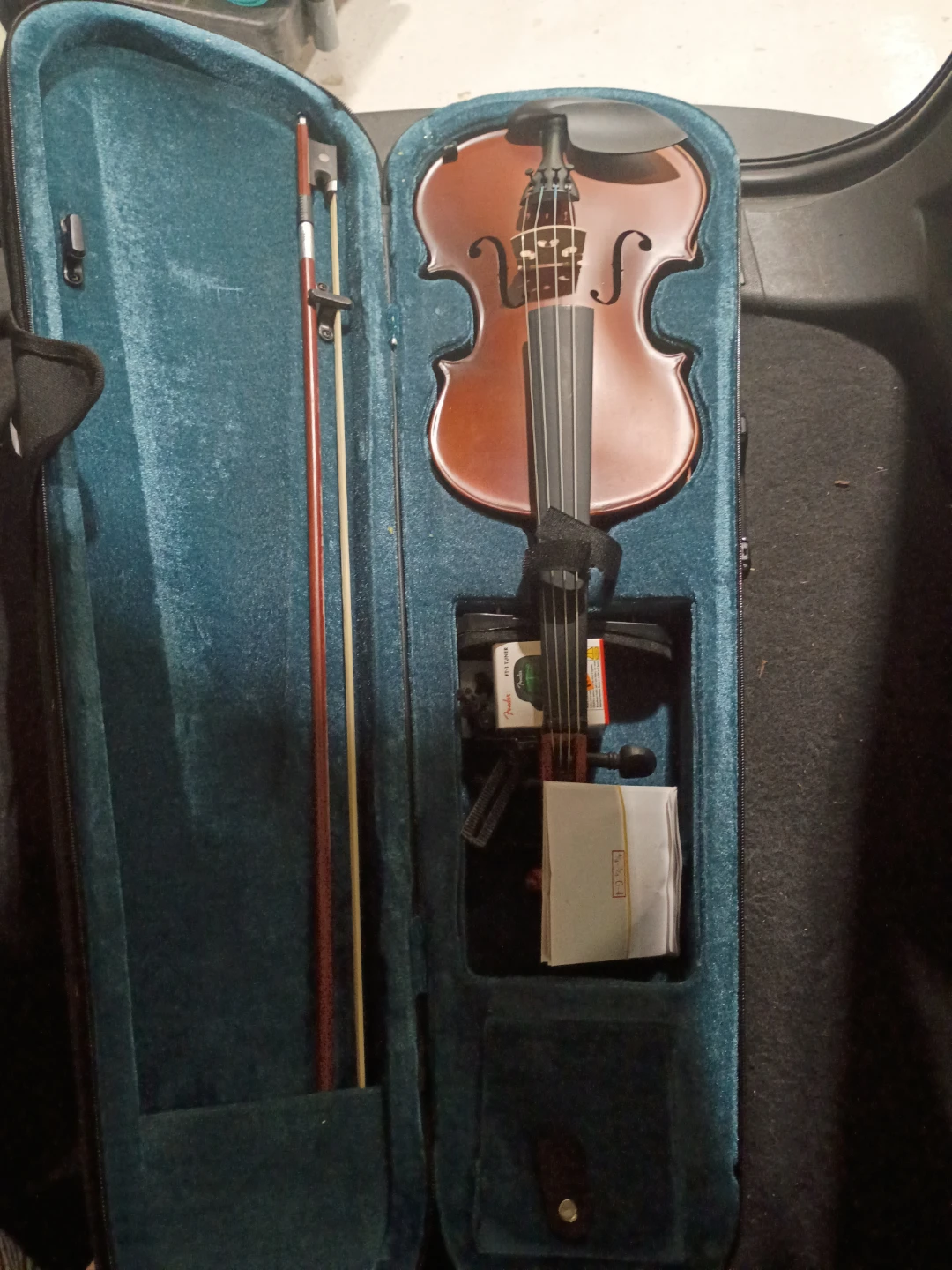 Violin Case with Violin, Bow, and Accessories - photo 4