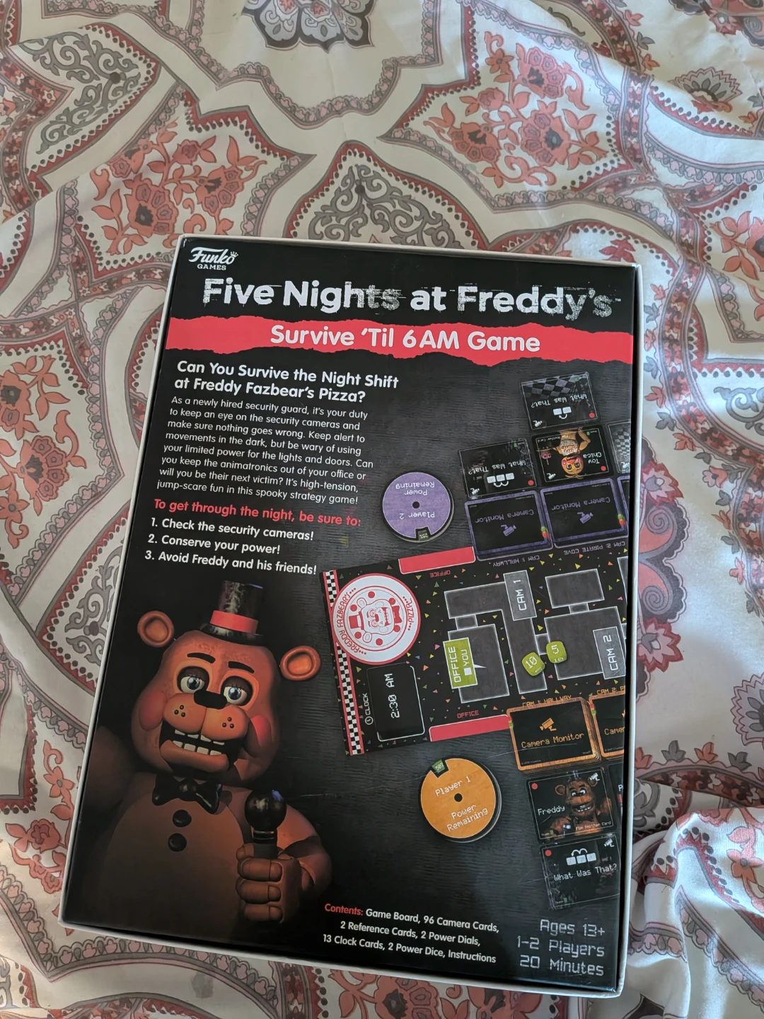Five Nights at Freddy's Survive 'Til 6 AM Board Game - photo 4