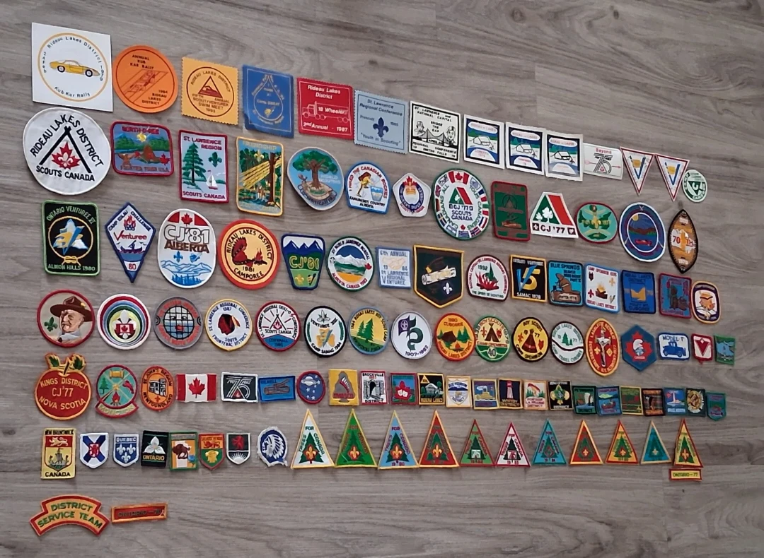 Collection of Canadian Scout Patches