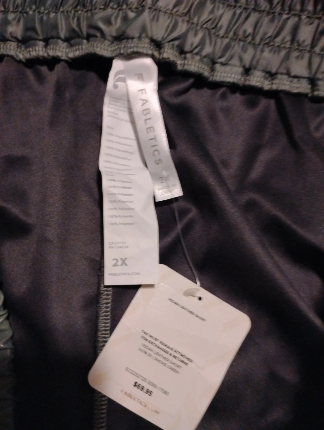 Fabletics Vegan Leather Shorts 2X - photo 3