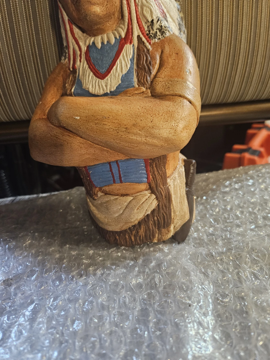 Native American Chief Figurine - photo 3
