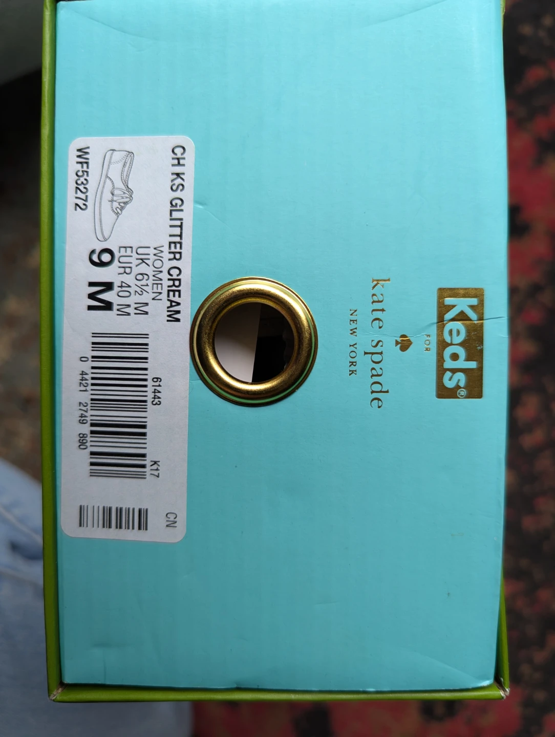 Kate Spade Keds Glitter Cream Shoes - photo 5