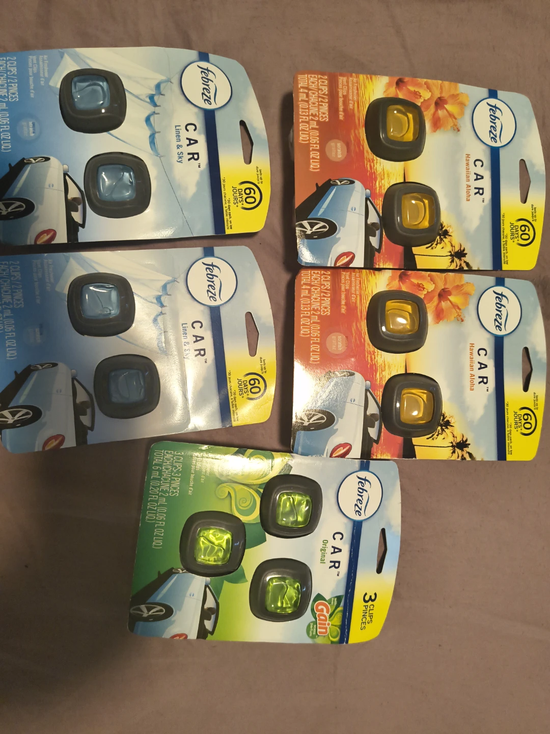 Febreze Car Air Fresheners - Assorted Scents