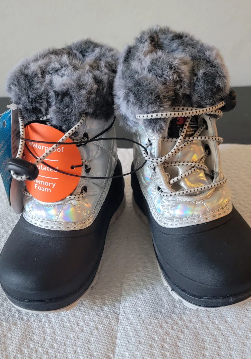 Ozark Trail Waterproof Insulated Snow Boots Toddler Size 7