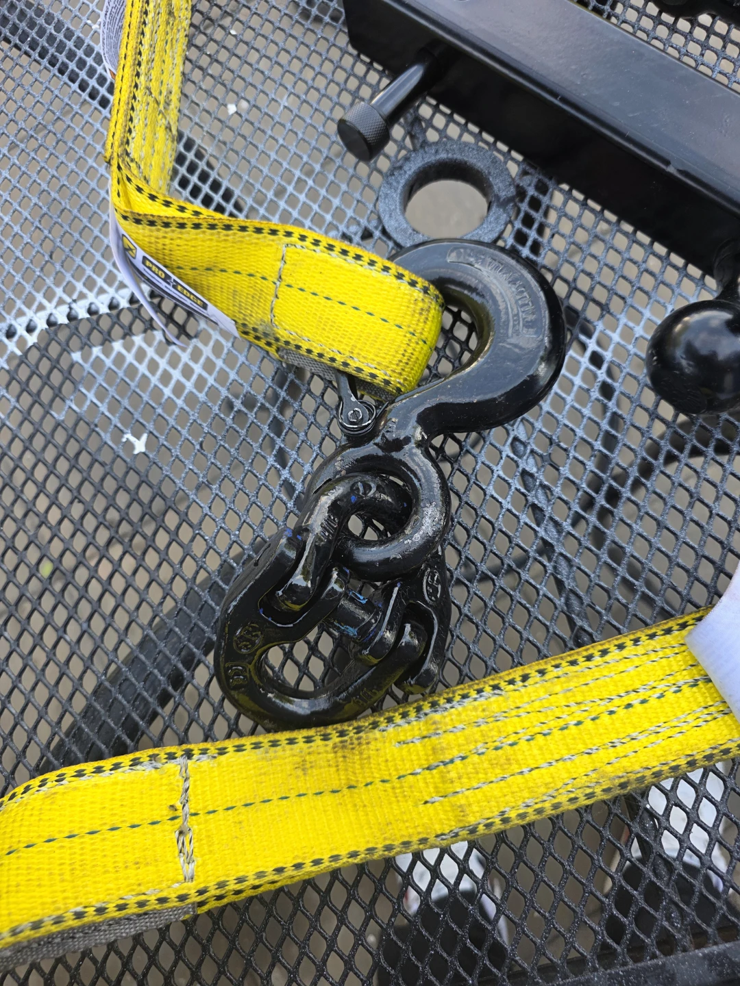 Tow Hitch Receiver Ball Mount with Tie Down Straps - photo 3