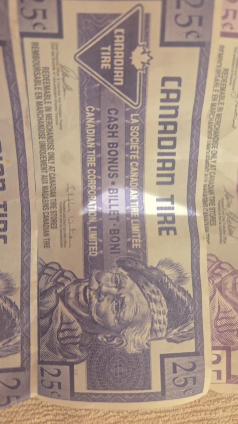 Vintage Canadian tire money - photo 2
