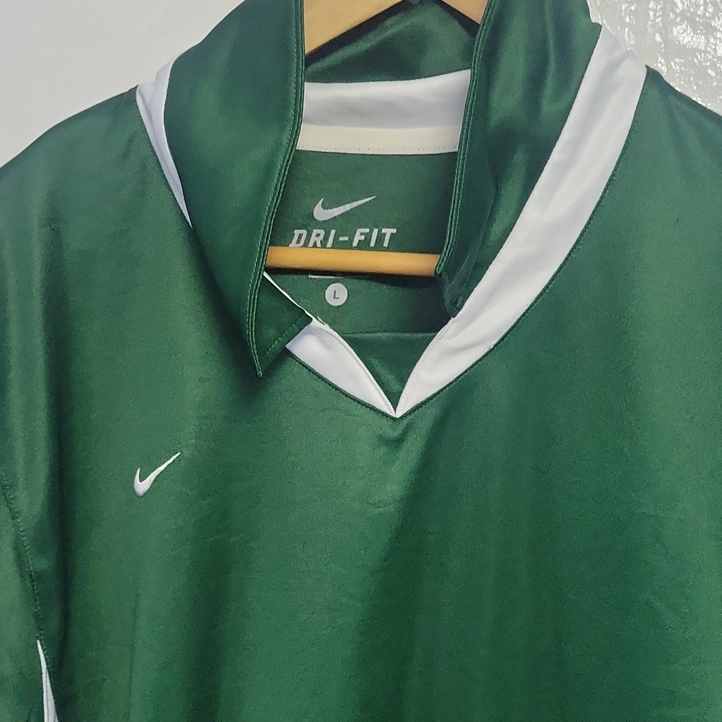 Nike Dri-FIT Long Sleeve Shirt Green Large - photo 3