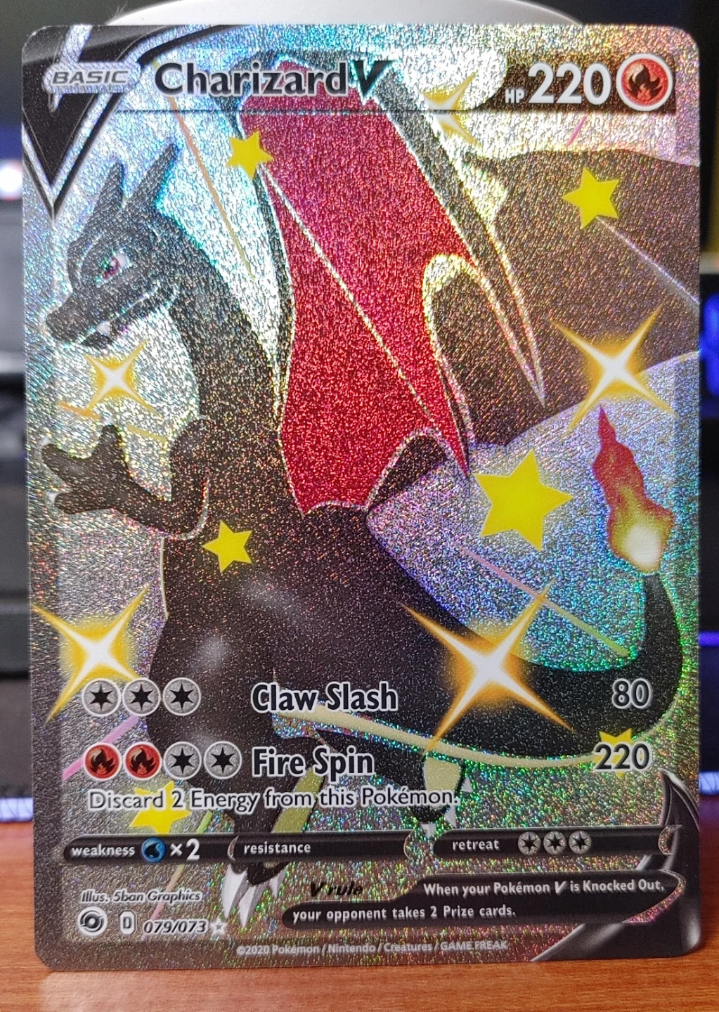 Charizard V Secret Rare - Champions Path