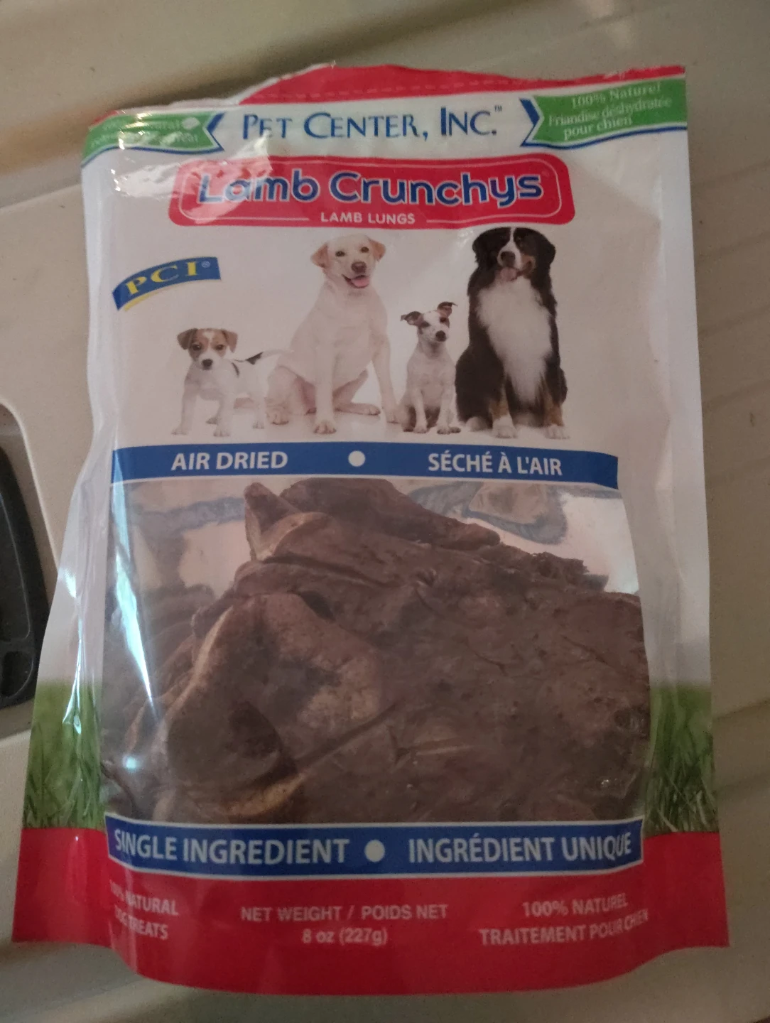 Pet Center Inc. Lamb Crunchys Air Dried Dog Treats 8 oz