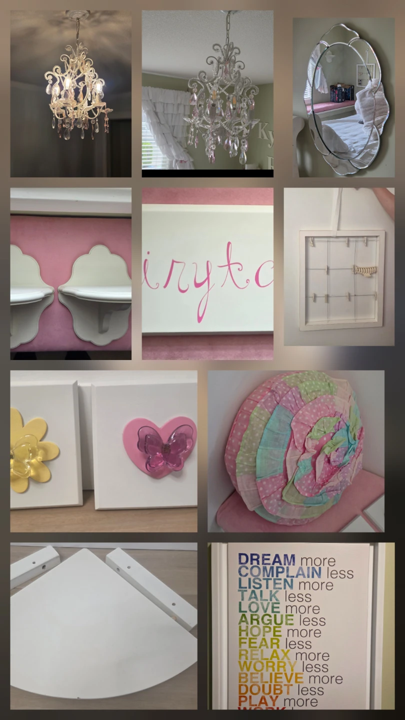 Premium Brand Girl's Bedroom Decor Lot – Pottery Barn & Designer