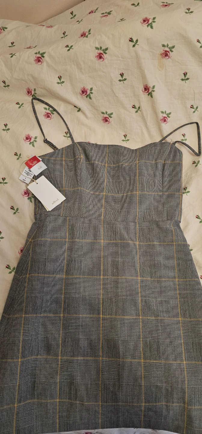 Wilfred Plaid Mini Dress