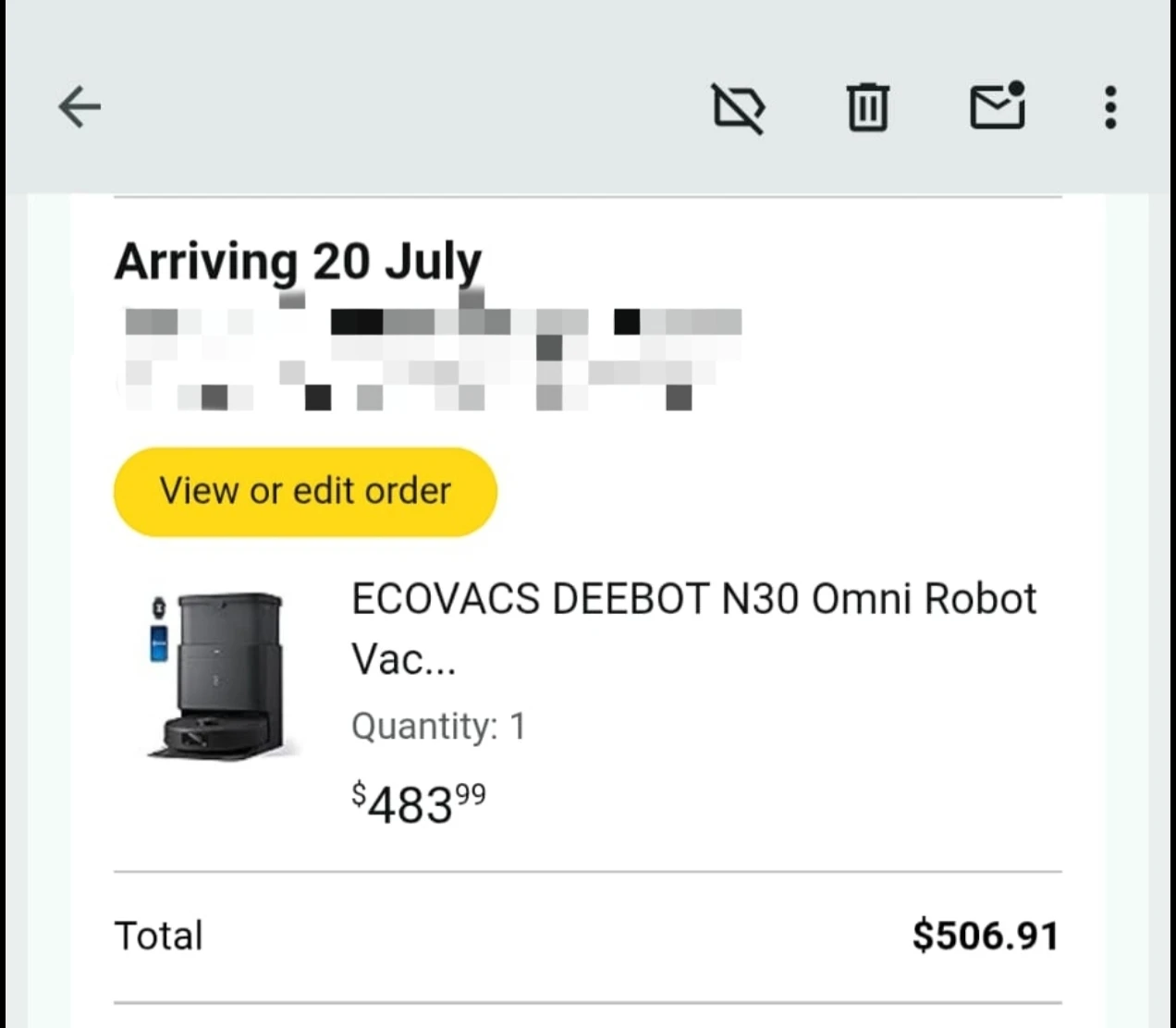 ECOVACS Deebot N30 Omni Robot