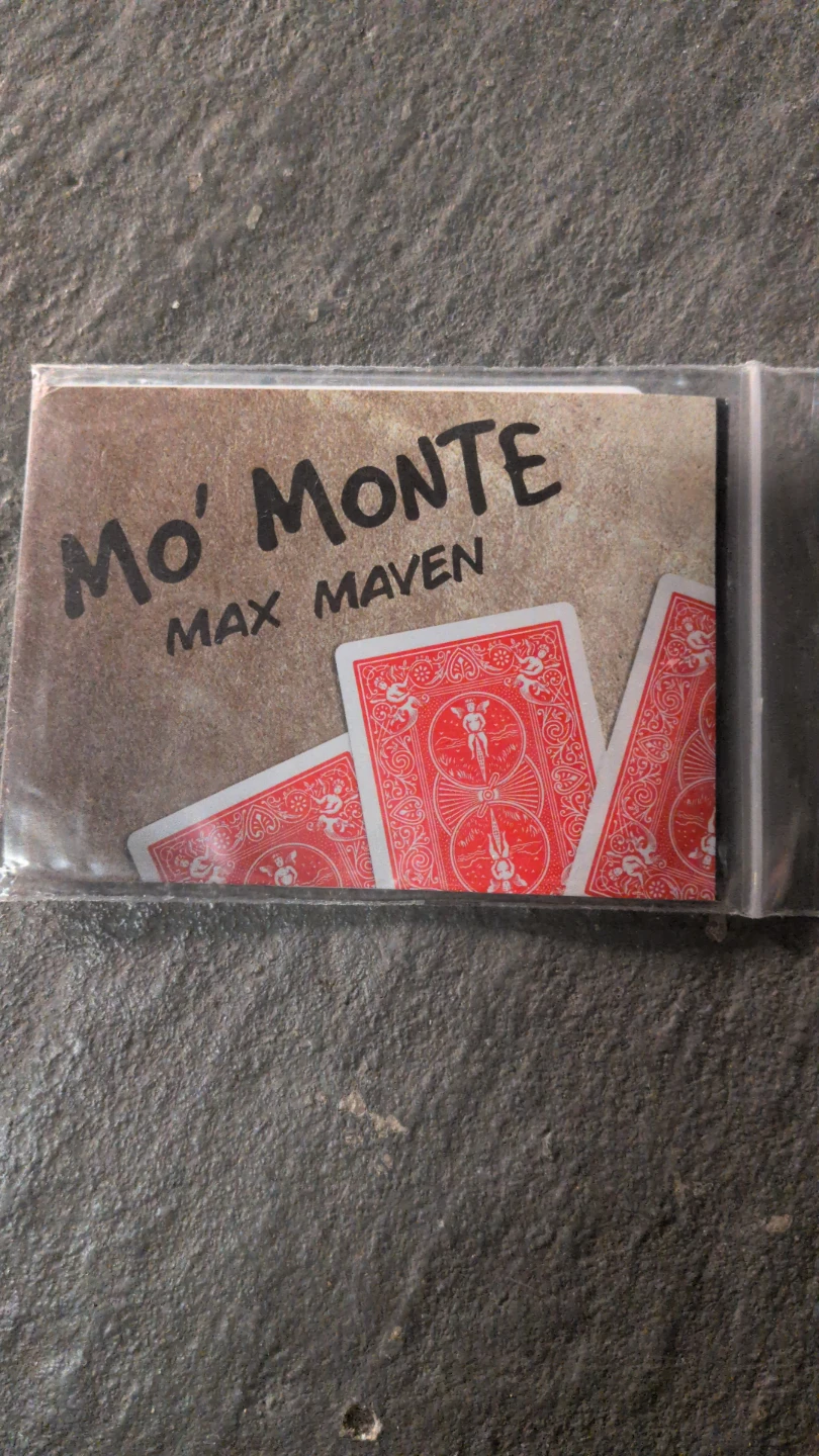 Max Maven Mo' Monte Magic Trick Deck